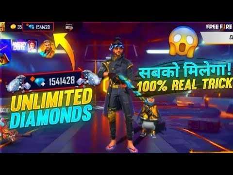Unlimited diamond tricks for Free Fire